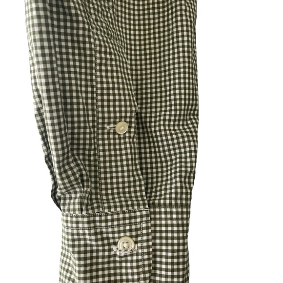 Polo Ralph Lauren Men's Classic Fit Gingham Casual Green Button Down Shirt L 16 - Picture 7 of 9